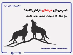 تیم فروش موفق | ۵ ویژگی طراحی تیم فروش موفق