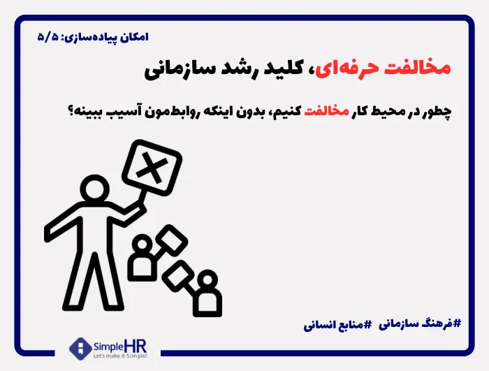 چگونه در محیط کار حرفه ای مخالفت کنیم؟